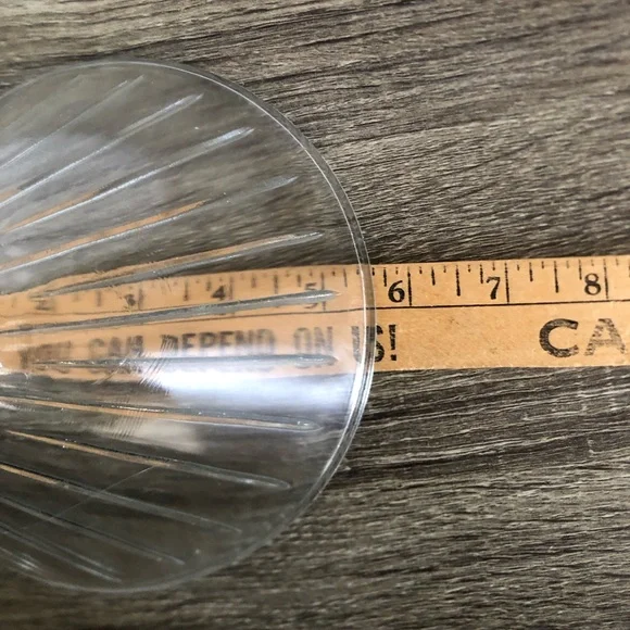 Vtg Large Ribbed Glass Funnel - Picture 9 of 9